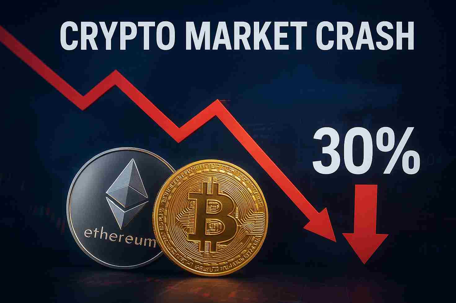 30% DROP IN CRYPTO MARKET